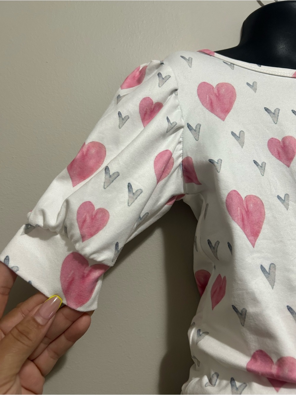 Heart Pattern Ruched Stack Leggings Set Colourful NWOT - Picture 9 of 10